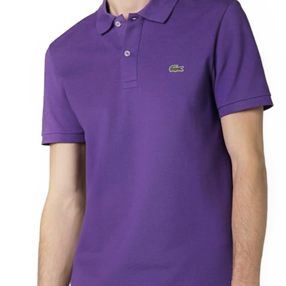 Lacoste Men's Purple Polo Shirt
